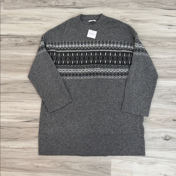 American Eagle Outfitters Sweaters - NWT American Eagle Gray Patterned Women's Sweater Dress size large